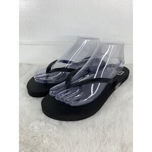 GAP Black Thong Strap Flip Flop Sandals Women's Size 8 NEW
